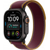Apple Watch Ultra 4 GPS + Cellular 49 mm titaanikotelo musta Trail Loop Burgund – M/L