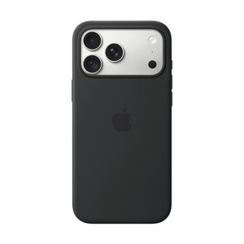 Apple iPhone 18 Pro Max Silicone Case MagSafe-yhteensopiva – musta