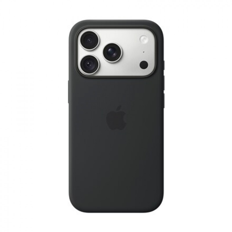 Apple iPhone 18 Pro Silicone Case MagSafe-yhteensopiva – musta