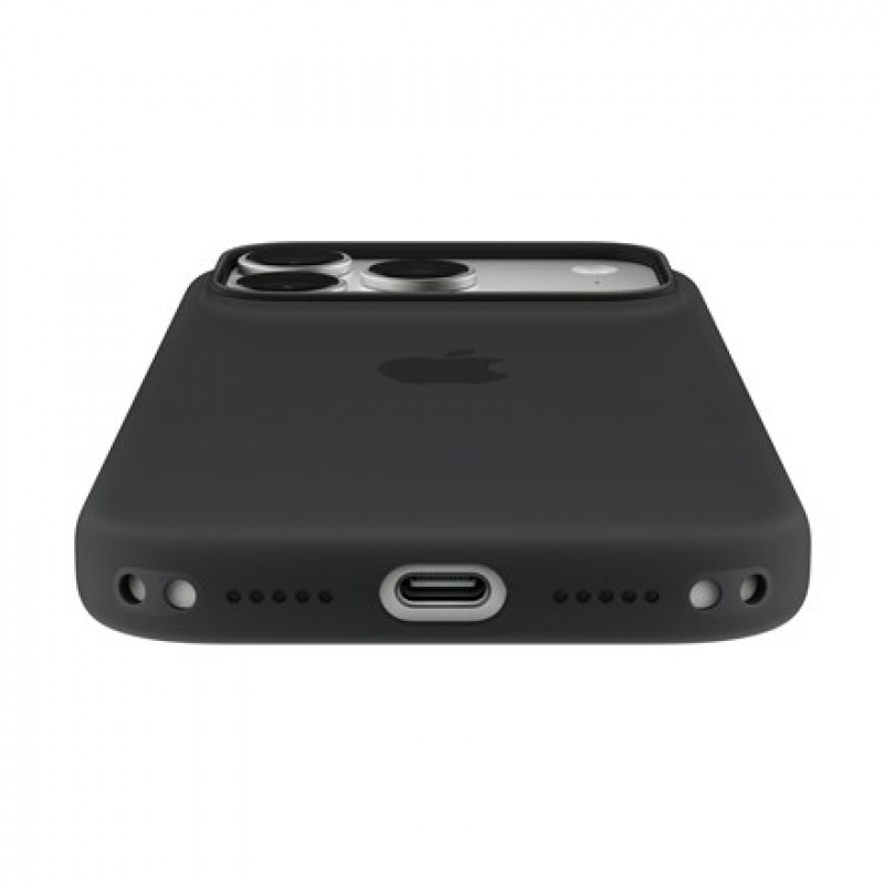 Apple iPhone 18 Pro Silicone Case MagSafe-yhteensopiva – musta