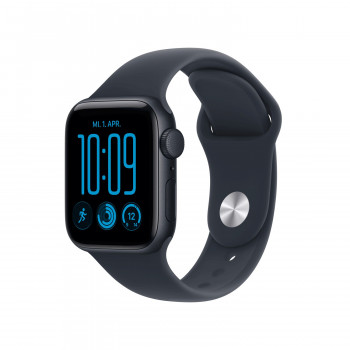 Apple Watch SE 3 GPS 40mm alumiinikotelo Midnight urheilurannake laivastonsininen - S/M