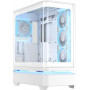 ASUS PRIME AP304 TG ARGB valkoinen ATX Mid-Tower PC-kotelo