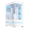 ASUS PRIME AP304 TG ARGB valkoinen ATX Mid-Tower PC-kotelo