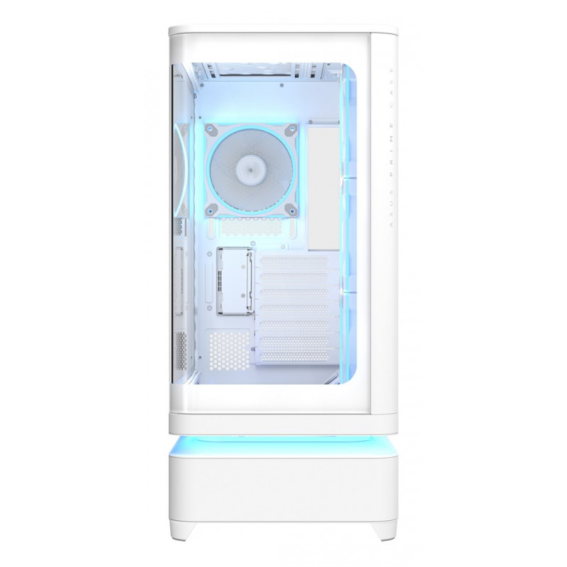 ASUS PRIME AP304 TG ARGB valkoinen ATX Mid-Tower PC-kotelo