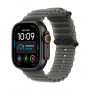 Apple Watch Ultra 4 GPS + Cellular 49 mm musta titaanikuori läpikuultavalla mustalla Ocean-rannekkeella