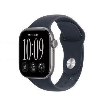Apple Watch Series 12 GPS + Cellular 42 mm alumiinikuori harmaa urheilu-rannekkeella sininen – S/M