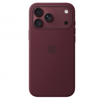 Apple iPhone 18 Pro Max silikonikuori MagSafe-yhteensopiva – burgundi