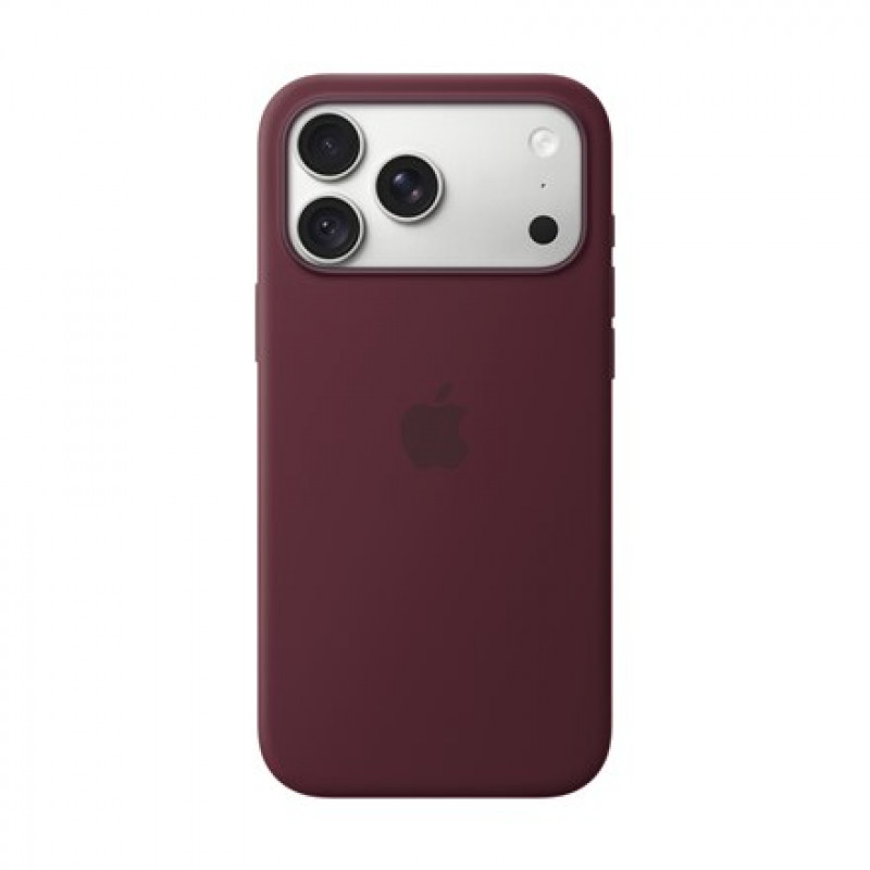 Apple iPhone 18 Pro Max silikonikuori MagSafe-yhteensopiva – burgundi