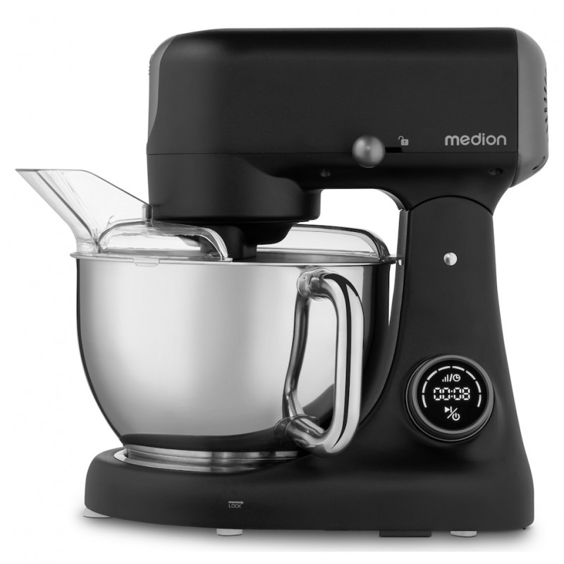 Medion MD12600 digitaalinen keittiökone, 800 W, 4,6 L kulho, musta (50076278)