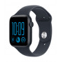 Apple Watch SE 3 GPS 44 mm alumiinikuori keskiyö ja urheiluranneke sininen – M/L