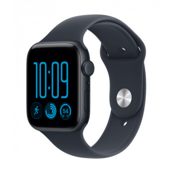 Apple Watch SE 3 GPS + Cellular 44 mm alumiinikuori keskiyö ja urheiluranneke sininen – S/M