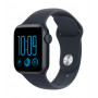 Apple Watch SE 3 GPS + Cellular 40 mm keskiyö alumiinikuori ja Navy Blue urheiluranneke - M/L
