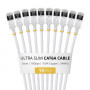 StarTech Slim Cat6a U/FTP -verkkokaapeli RJ45, 0,3 m, 10 kpl:n pakkaus