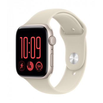 Apple Watch SE 3 GPS 44 mm alumiinikuori Polarstjärna ja urheiluranneke Sand – M/L