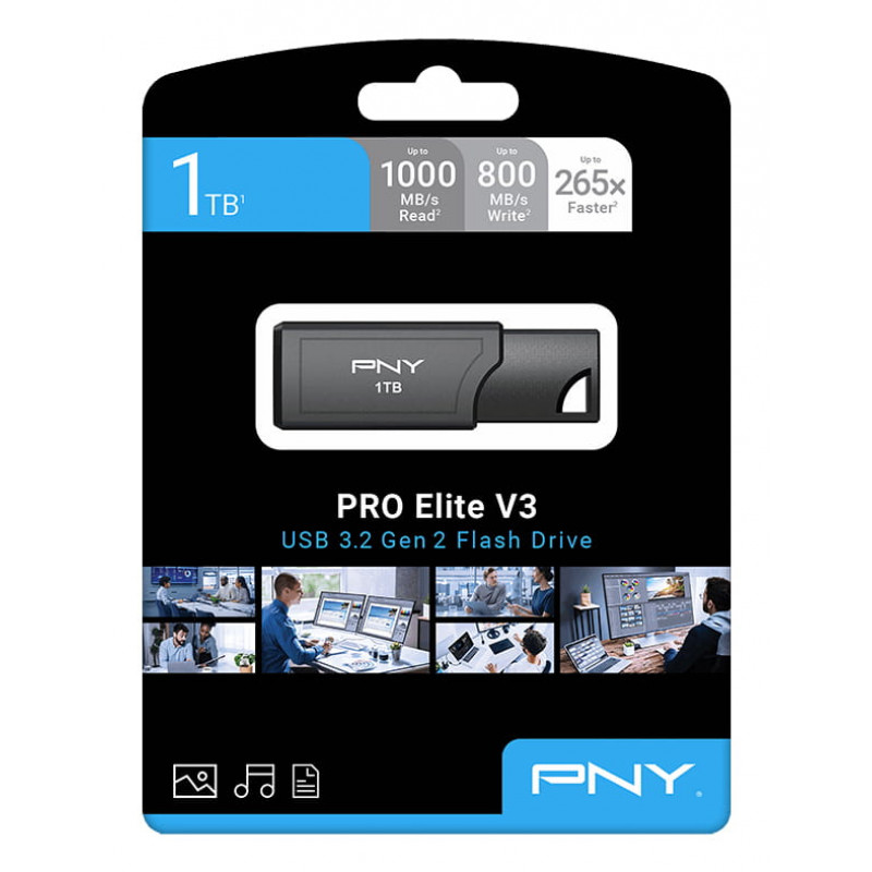 PNY PRO Elite V3 - USB-muistitikku - 256 GB