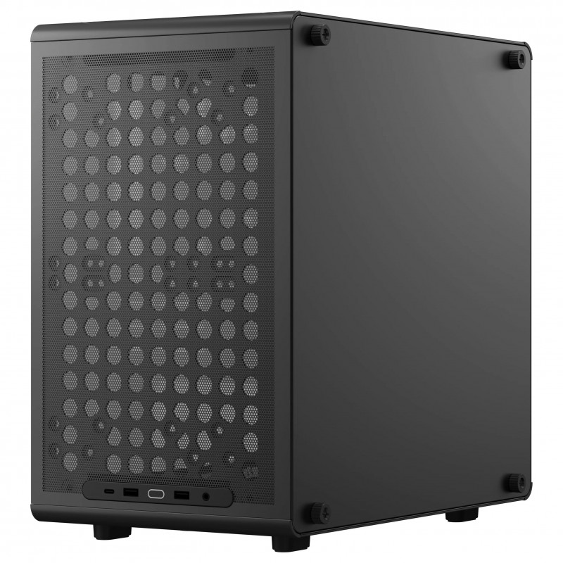 Cooler Master Q300L V3 Micro-ATX Mini-Tower -tietokonekotelo karkaistulla lasilla, musta