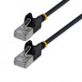 StarTech Slim Cat6a U/FTP -verkkokaapeli RJ45, 3 m, musta