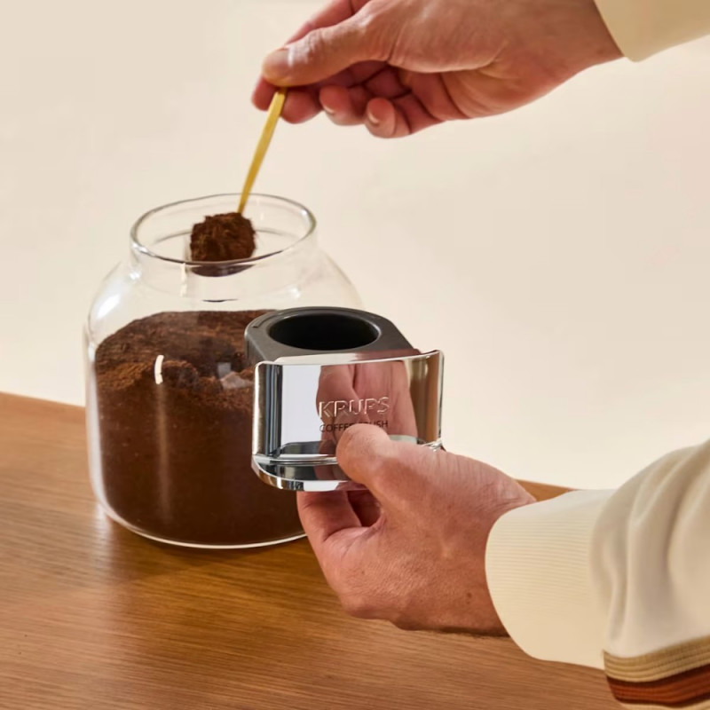Krups Coffee Crush SA401LE0 espressokeitin, musta/vihreä