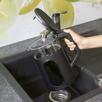 ProfiCook PC-WK 1328 -vedenkeitin 1,7 L 2200 W musta, läpinäkyvä