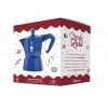Bialetti Candyland Moka Express 3TZ -käsikahvinkeitin, 150 ml, sininen