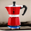 Bialetti Candyland Moka Express 3TZ käsikahvinkeitin, 150 ml, punainen