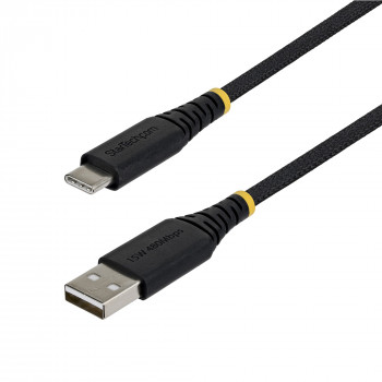 StarTech punottu USB 2.0 -kaapeli USB-A - USB-C, 0,3 m, 15 W, musta