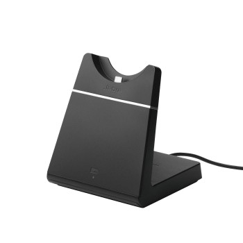 Jabra Evolve 65 UC Stereo On-Ear -kuulokemikrofoni ja lataustelakka