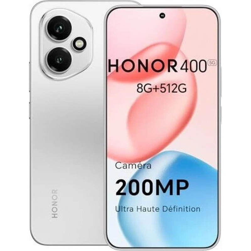 Älypuhelin Honor 400 5G Dual SIM 8GB RAM 512GB - Meteor Silver