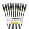 StarTech.com Slim Cat6 U/UTP -verkkokaapeli RJ45, 1 m, musta, 10 kpl:n pakkaus