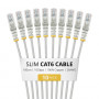 StarTech.com Slim Cat6 U/UTP -verkkokaapeli RJ45, 1 m, harmaa, 10 kpl:n pakkaus
