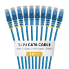 StarTech.com N6PAT50CMBLS10PK ohut Cat6-patch-kaapeli, RJ45, 0,5 m, sininen, 10 kpl:n pakkaus