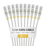 StarTech.com Slim Cat6 U/UTP -verkkokaapeli RJ45, 0,5 m, harmaa, 10 kpl:n pakkaus