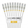 StarTech.com Slim Cat6 U/UTP -verkkokaapeli RJ45, 0,25 m, harmaa, 10 kpl:n pakkaus