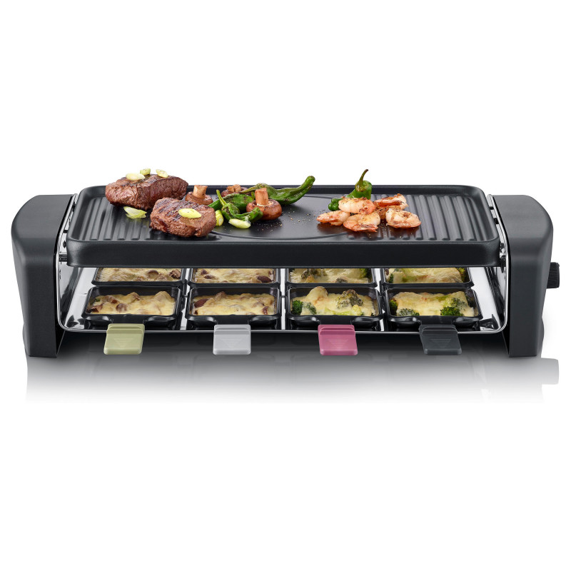 Severin raclette-grilli (RG 9646), musta, 1400 W