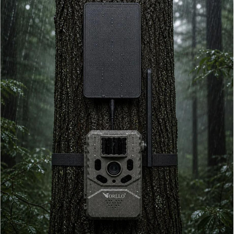 Orllo Huntercam 6 SIM 4G -riistakamera aurinkopaneelilla