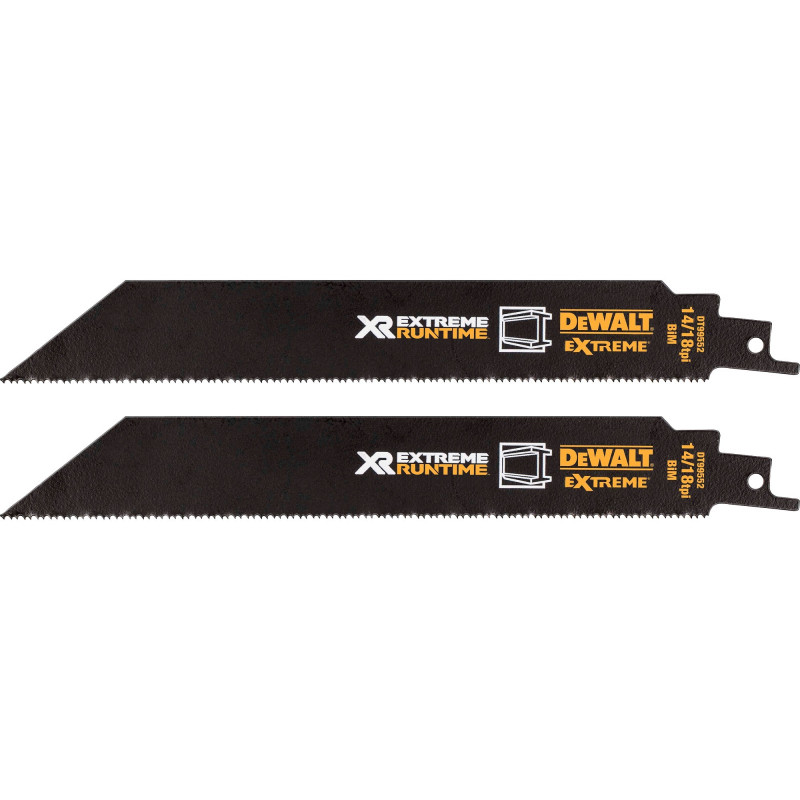 DeWalt Extreme Runtime DT99550-QZ -puukkosahanteräsarja, 13 osaa, 152-230 mm
