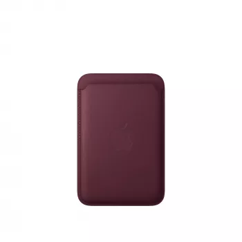 Apple iPhone FineWoven lompakko MagSafe-yhteensopiva – burgundi