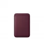 Apple iPhone FineWoven lompakko MagSafe-yhteensopiva – burgundi