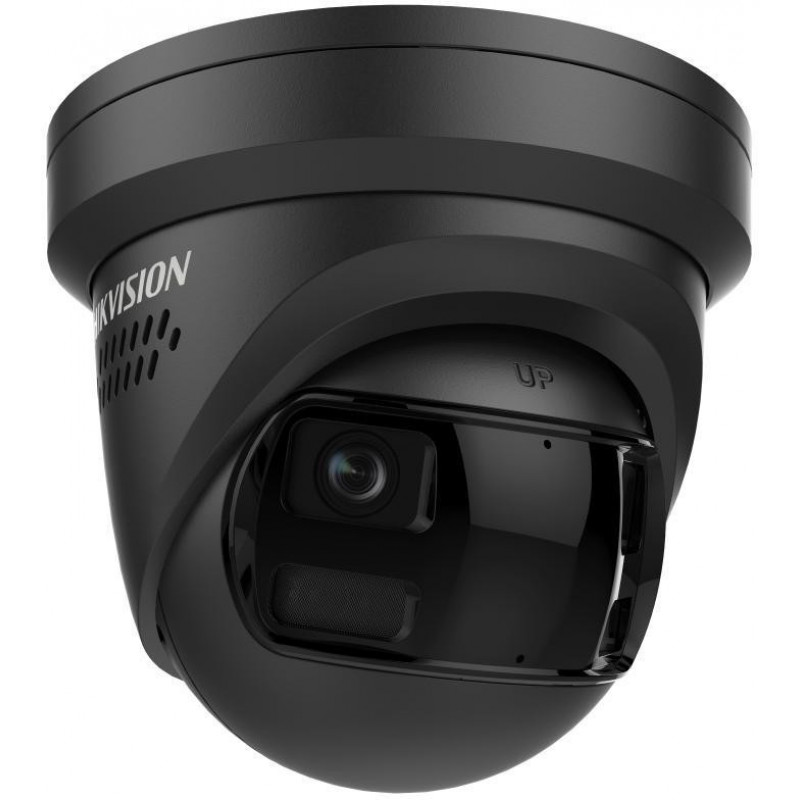 Hikvision DS-2CD2383G2P-LISU/SL 8 MP panoraama-kupoli-IP-kamera, 180°, musta