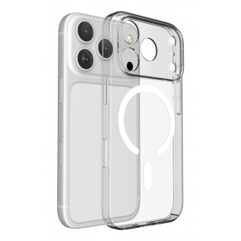 Cellularline Ultra Slim MAG -kotelo iPhone 18 Pro läpinäkyvä