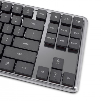 Lenovo Wireless Multi-Mode -mekaaninen näppäimistö 8000, saksalainen asettelu, harmaa