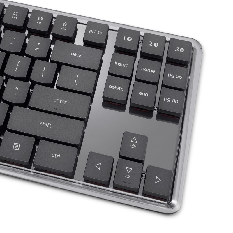 Lenovo Wireless Multi-Mode -mekaaninen näppäimistö 8000, saksalainen asettelu, harmaa
