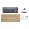 Lenovo Wireless Multi-Mode -mekaaninen näppäimistö 8000, saksalainen asettelu, harmaa
