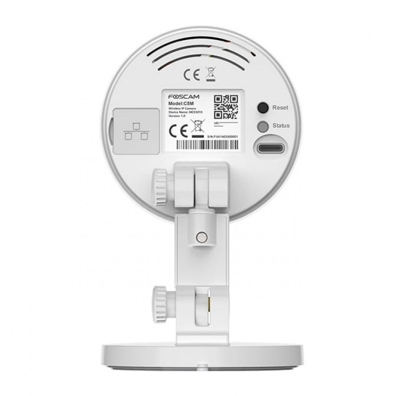 Foscam C8M 8MP WLAN-valvontakamera, valkoinen