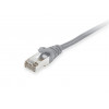 Equip Cat6a S/FTP -verkkokaapeli RJ45, 35 m, harmaa, LSZH