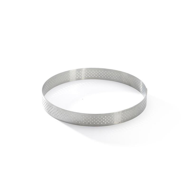 De Buyer rei'itetty pyöreä piirakkarengas ruostumattomasta teräksestä, 12,5 cm (3099.05)