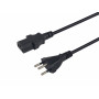 Equip virtakaapeli Swiss T12 – IEC C13, 1,8 m, musta, PVC