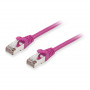 Equip Cat6a S/FTP -liitäntäkaapeli RJ45, 3 m, violetti, LSZH