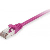 Equip Cat6a S/FTP -liitäntäkaapeli RJ45, 3 m, violetti, LSZH