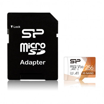 Silicon Power Superior Pro 256 GB MicroSDXC UHS-I Class 10 -muistikortti